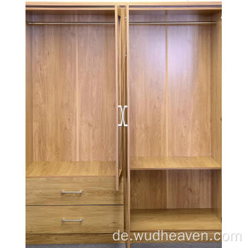 Kleiderschrank aus Holz mit Schiebetüren für Schlafzimmer